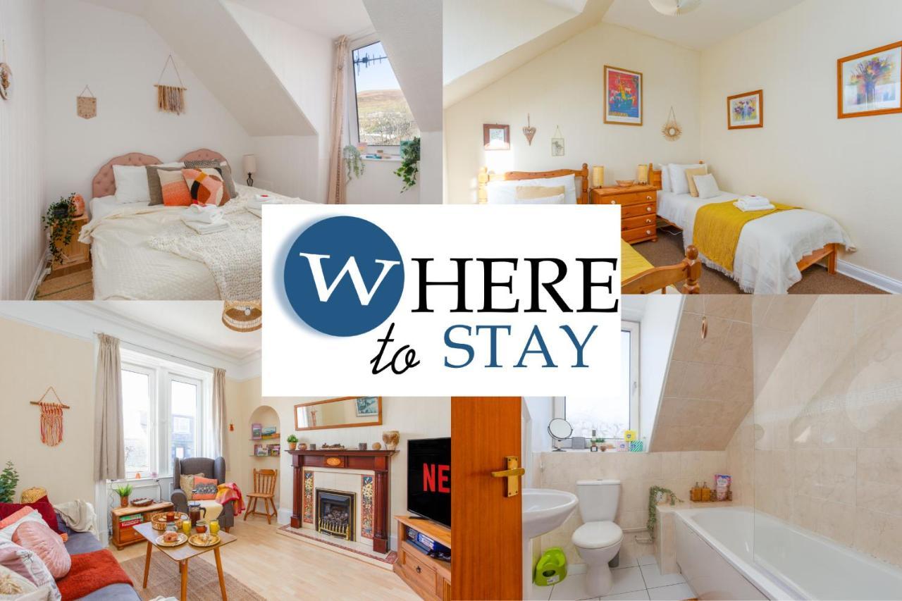 Bright 2Bed Apartment In Galashiels City Centre ภายนอก รูปภาพ