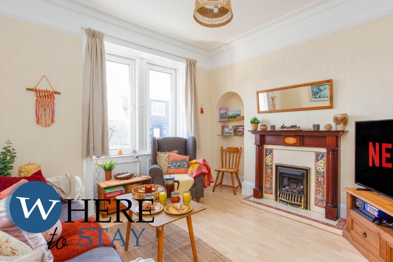 Bright 2Bed Apartment In Galashiels City Centre ภายนอก รูปภาพ
